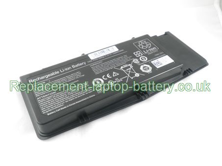 Replacement Laptop Battery for  85WH Long life Dell 0C852J, W075J, F310J, Alienware M17x R1 Series,  