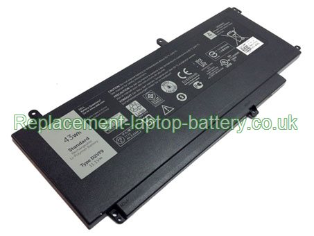 Replacement Laptop Battery for  43WH Long life Dell D2VF9, Inspiron 15 7547, PXR51, YGR2V,  