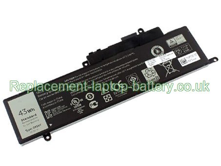 11.1V Dell Inspiron 13 7000 Battery 43WH