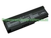 Replacement Laptop Battery for  6600mAh Long life Dell FT092, 312-0543, WW116, KX117,  