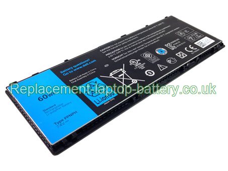Replacement Laptop Battery for  60WH Long life Dell FWRM8, KY1TV, Latitude 10 ST2, 1XP35,  