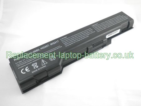 Replacement Laptop Battery for  7800mAh Long life Dell WG317, HG307, 312-0680, XG510,  