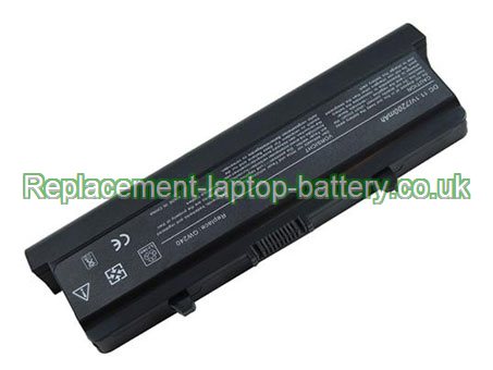 Replacement Laptop Battery for  6600mAh Long life Dell 312-0634, GW252, 312-0625, HP297,  