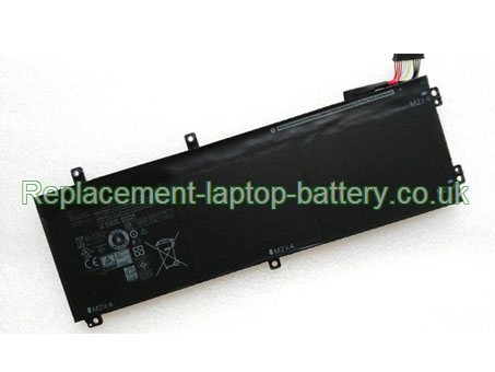 Replacement Laptop Battery for  56WH Long life Dell RRCGW, 62MJV, Precision 5510, XPS 15 2016 (9550) InfinityEdge,  