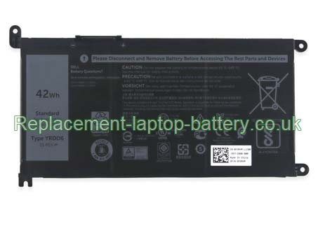 11.4V Dell Inspiron 5482 2-in-1 Series Battery 42WH