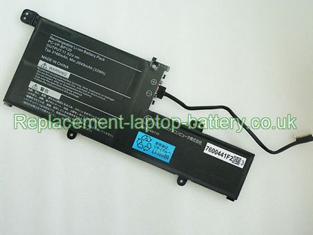 Replacement Laptop Battery for  33WH Long life NEC PC-VP-BP120,  