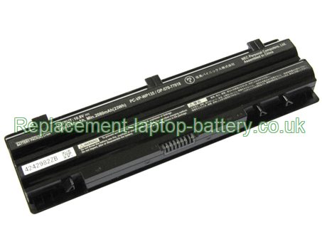 Replacement Laptop Battery for  23WH Long life NEC PC-VP-WP135, PC-VP-WP134, OP-570-77018,  