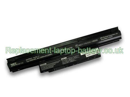 Replacement Laptop Battery for  30WH Long life NEC PC-VP-WP136, OP-570-77020,  