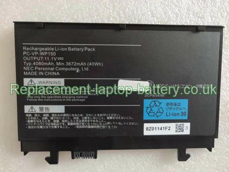 Replacement Laptop Battery for  40WH Long life NEC PC-VP-WP150,  