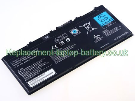 Replacement Laptop Battery for  45WH Long life FUJITSU FMVNBP221, Stylistic Q702 Series, FPCBP374, Stylistic Q702 Quattro Tablet PC Series,  