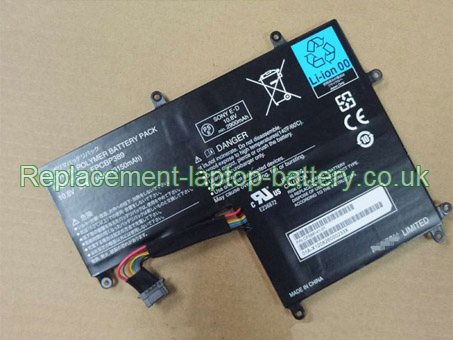 Replacement Laptop Battery for  3150mAh Long life FUJITSU FPCBP389, FPB0286, Stylistic Q702,  
