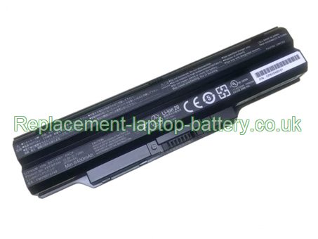 Replacement Laptop Battery for  6400mAh Long life FUJITSU FPCBP390, LifeBook S782 Series, FMVNBP224W, LifeBook SH782 Series,  