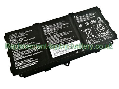 Replacement Laptop Battery for  9120mAh Long life FUJITSU  FPCBP500, FPB0327, CP695045-01,  