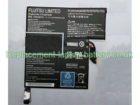 7.6V FUJITSU FMVNBT41 Battery 4420mAh