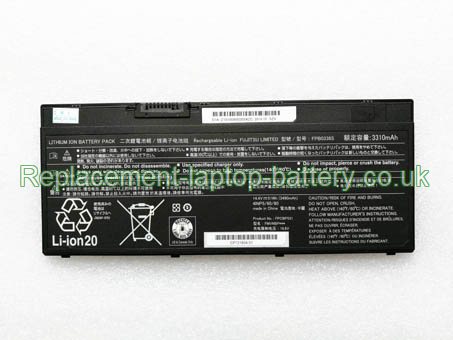 Replacement Laptop Battery for  51WH Long life FUJITSU  LifeBook T938, LifeBook T939 Series, LifeBook U757, LifeBook U748,  