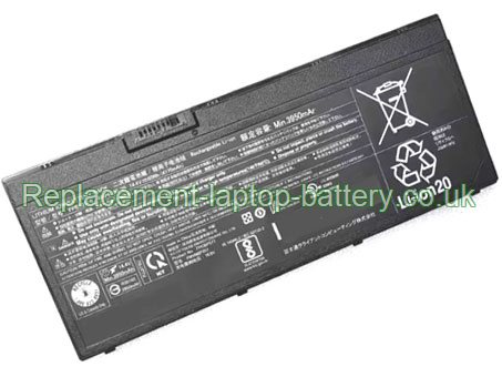 Replacement Laptop Battery for  60WH Long life FUJITSU FPCBP577, LifeBook U7311, FPB0351S, FMVNBP251,  