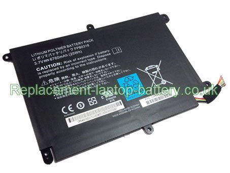 Replacement Laptop Battery for  25WH Long life FUJITSU FPB0316,  