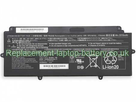 14.4V FUJITSU LifeBook U9311X Battery 50WH