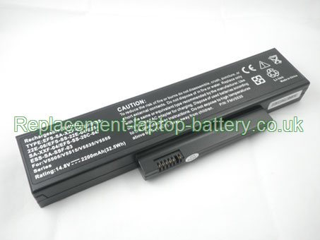 Replacement Laptop Battery for  2200mAh Long life FUJITSU-SIEMENS ESPRIMO Mobile V5515, ESPRIMO Mobile V5535 Series, SMP-EFS-SS-20C-04, FOX-EFS-SA-XXF-04,  