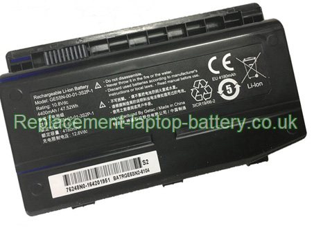 10.8V GETAC GE5SN-03-12-3S2P-1 Battery 4400mAh