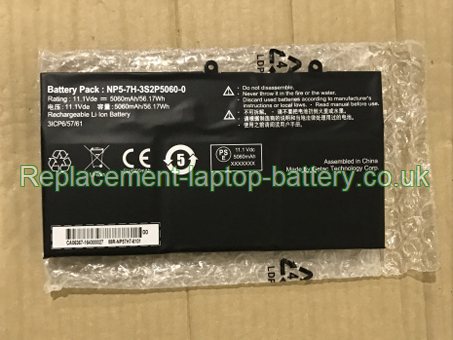 11.1V GETAC NP5-7H-3S2P5060-0 Battery 5060mAh