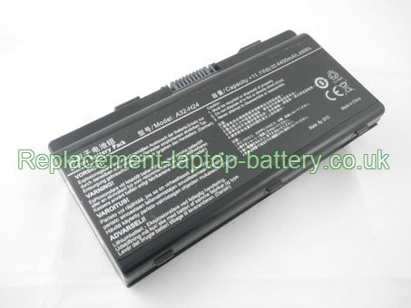 Replacement Laptop Battery for  4400mAh Long life HASEE T410IU-T300AQ, Elegance A300-T6, A32-H24, A400,  