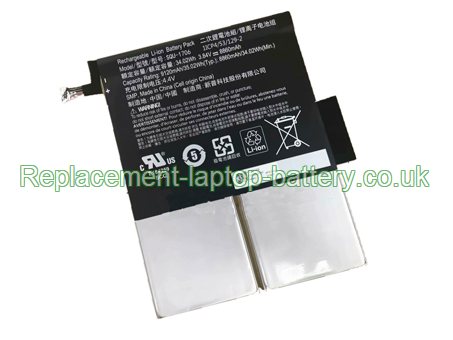 Replacement Laptop Battery for  8860mAh Long life HASEE SQU-1706,  