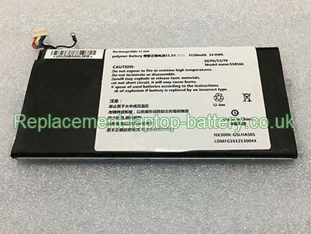 11.1V HASEE SSBS66 Battery 3150mAh