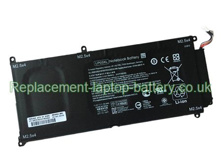 11.4V HP Envy M6-P113Dx Envy 15-ae124tx Battery 48WH