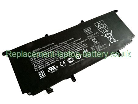 Replacement Laptop Battery for  32WH Long life HP WR03XL, 725497-1B1, 725607-001, HSTNN-DB5J,  