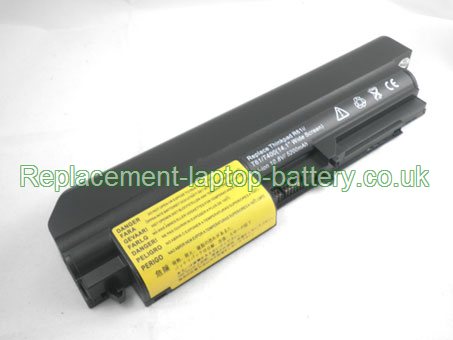 Replacement Laptop Battery for  4400mAh Long life IBM ThinkPad R61 7737, ThinkPad R61 7751, ThinkPad R61i 7742, ThinkPad T61 6480,  