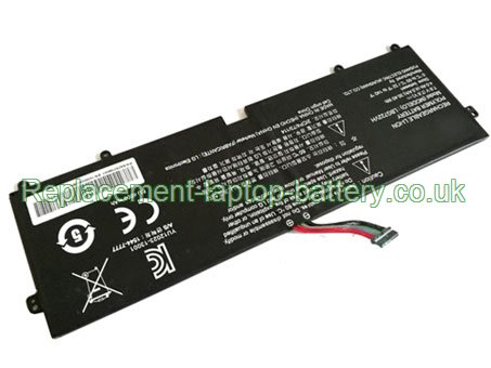 Replacement Laptop Battery for  4000mAh Long life LG 14Z950-A, 15Z960, LBG722VH, Gram 15Z960-G.AA7WB,  