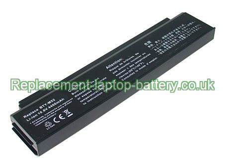 10.8V MSI 925C2310F Battery 4400mAh