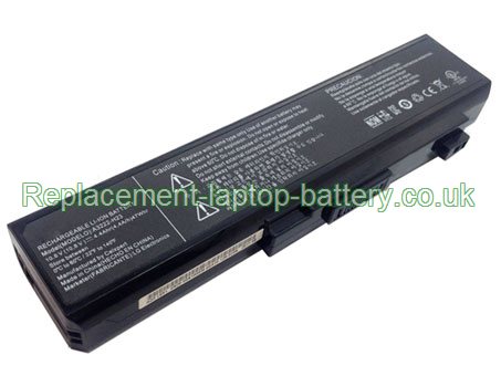 Replacement Laptop Battery for  4400mAh Long life LG A3222-H23, CD500 Series, A310 Series, WideBook R380 Series,  