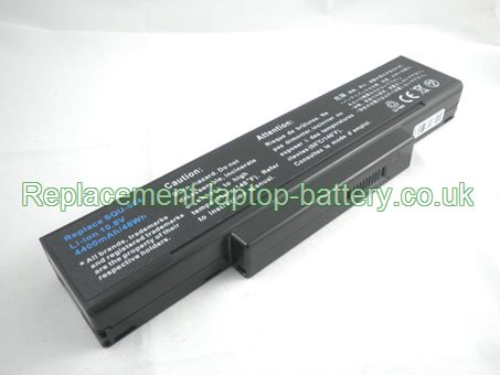 Replacement Laptop Battery for  4400mAh Long life PHILIPS Freevents 15NB57, Freevents 15NB57 EAA-89,  