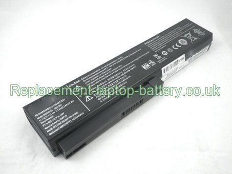 Replacement Laptop Battery for  4400mAh Long life LG SQU-804, SQU-904, SQU-805, SQU-807,  