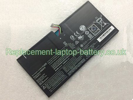 Replacement Laptop Battery for  41WH Long life LENOVO L15M4PC3, L15L4PC3, IdeaPad Miix 720,  