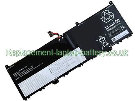 Replacement Laptop Battery for  70WH Long life LENOVO L21C4PE0, Yoga Slim 7i Pro X, SB11F5255, L21D4PE0,  