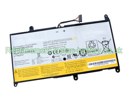Replacement Laptop Battery for  27WH Long life LENOVO L11M2P01, IdeaPad S206, L11S2P01, IdeaPad S200,  