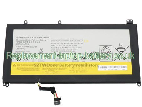 7.4V LENOVO L12M4P62 Battery 52WH