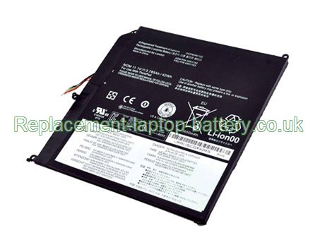 Replacement Laptop Battery for  42WH Long life LENOVO ASM 45N1102, FRU 45N1103, Thinkpad X1 Helix,  