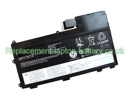 11.1V LENOVO ThinkPad T430u Ultrabook Series Battery 47WH