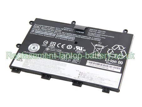 7.4V LENOVO 45N1750 Battery 34WH