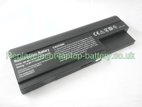 Replacement Laptop Battery for  4400mAh Long life MITAC 742544, 40011708, 442685400009, 442685430004,  