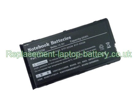 14.8V MEDION MD95400 series Battery 66WH