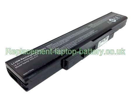 Replacement Laptop Battery for  4400mAh Long life PEGATRON C17A Series,  