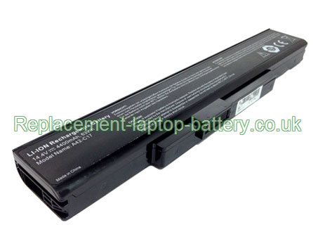 Replacement Laptop Battery for  4400mAh Long life MEDION Akoya P7627 Series, MSN 40045709, A32-C17, Akoya E7226 Series,  