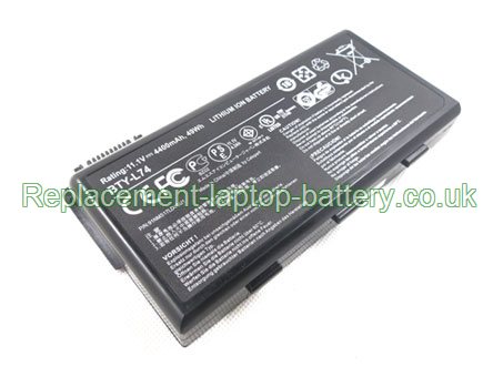 11.1V MSI CX600X Battery 4400mAh