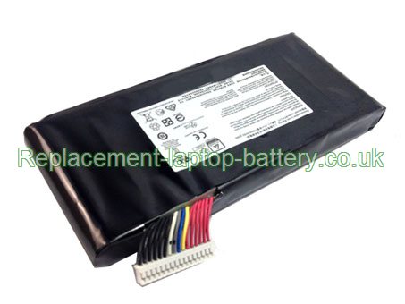 Replacement Laptop Battery for  7500mAh Long life MSI BTY-L77, MS-1781, GT80, GT72,  