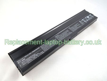Replacement Laptop Battery for  5800mAh Long life MSI BTY-M6B, BTY-M6C, X620, 925T2002F,  